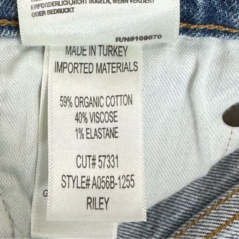 Agolde Riley High Rise Crop Jeans | Size 28 - Picture 7 of 8